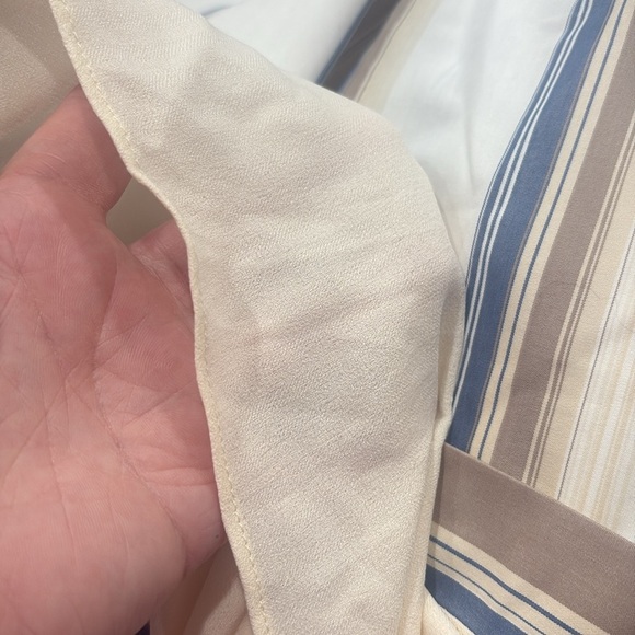 NWT Jonathan Simkhai- Marge Stripe Heavy Cotton Midi Dress. Size 4 - Picture 12 of 12